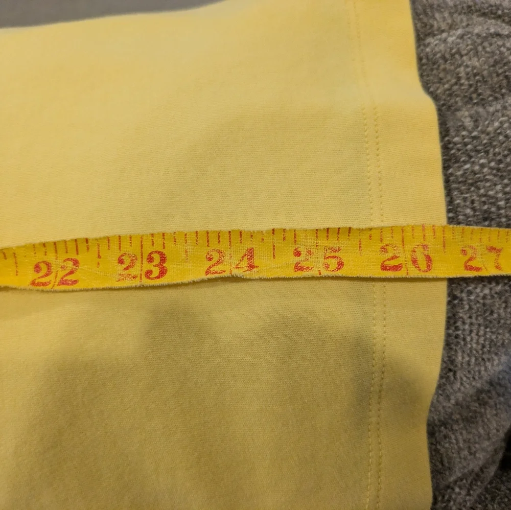 Kim Rogers Yellow Square Neck Short Sleeve Tee - Picture 10 of 11
